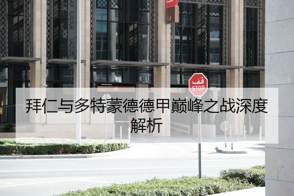 拜仁与多特蒙德德甲巅峰之战深度解析